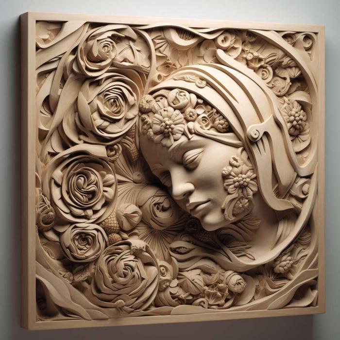 نموذج ثلاثي الأبعاد لآلة CNC 3D Art 